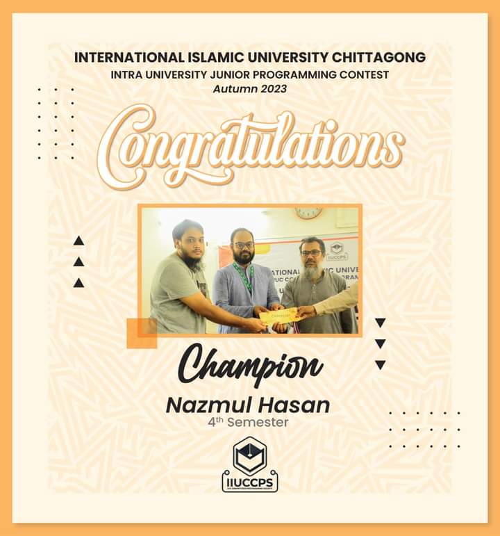 Champion at Programming Contest